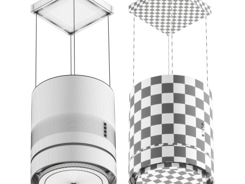 Klarstein Tron Ambience Island Extractor Hood 3D Model
