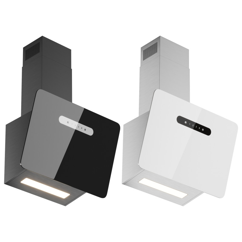 CIARRA 60cm Smart Glass Angled Cooker Hood 3D मॉडल .c4d .max .obj .3ds .fbx .stl .blend