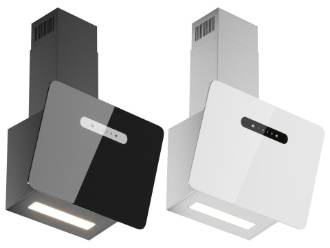CIARRA 60cm Smart Glass Angled Cooker Hood 3Dモデル