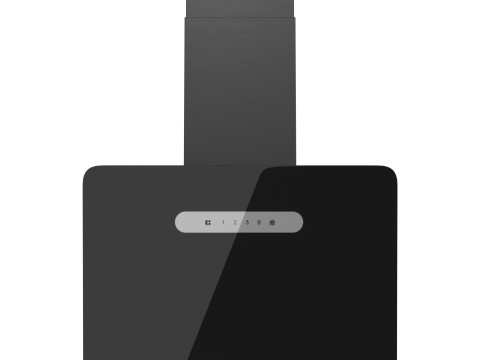 CIARRA 60cm Smart Glass Angled Cooker Hood 3D मॉडल