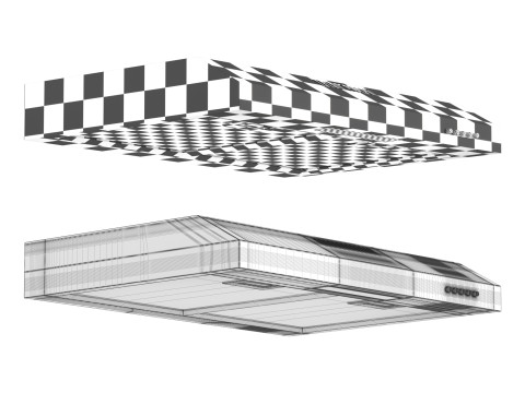 CIARRA Integrated Cooker Hood 60cm 3D 模型