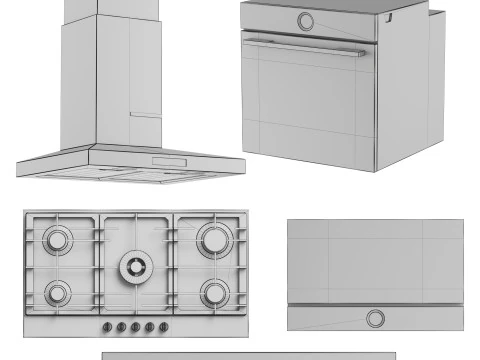 Bosch Appliance Collection 02 3D Model