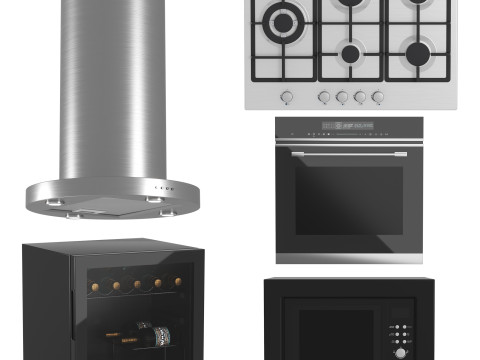 Cookology Appliance Collection 01 Model 3D