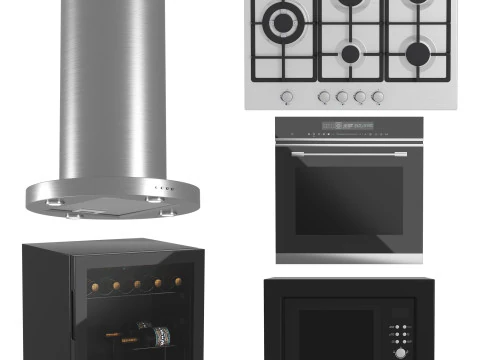 कुकोलॉजी उपकरण संग्रह 01 3D मॉडल