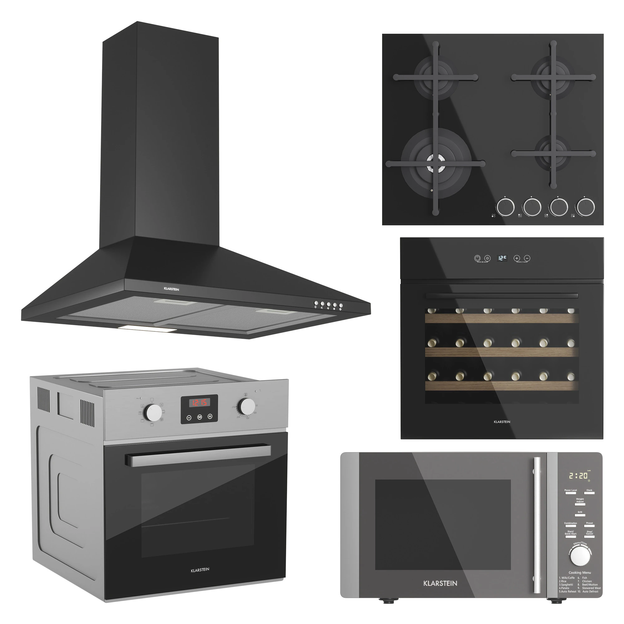 Klarstein Appliance Collection 01 3D Model .c4d .max .obj .3ds .fbx .stl .blend 