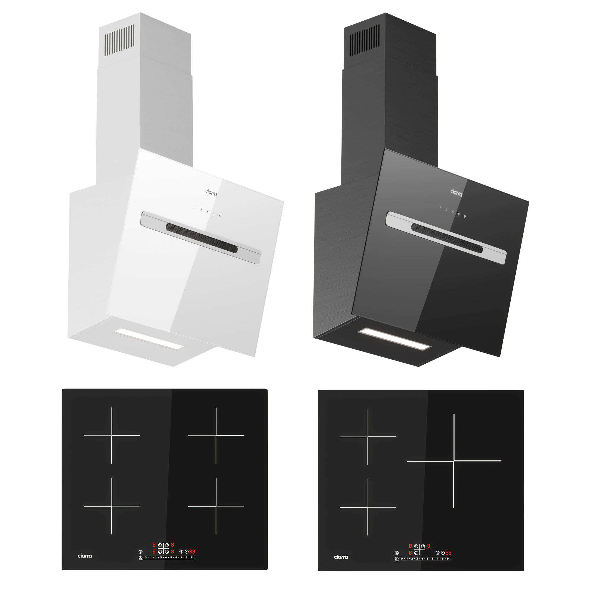 Ciarra Appliance Collection 01 3D Model .c4d .max .obj .3ds .fbx .stl .blend