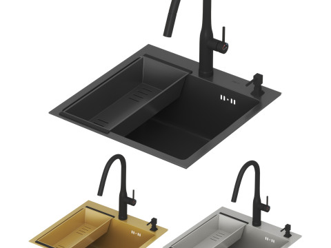 Gappo sink collection 3D Model