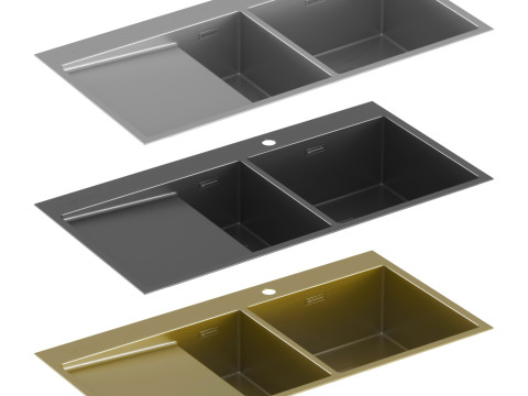 OMOIKIRI sink collection 01 Model 3D