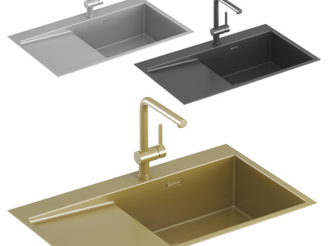 OMOIKIRI sink collection 01 Model 3D