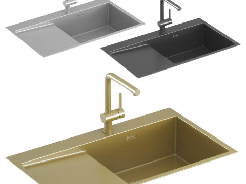 OMOIKIRI sink collection 01 3D Model