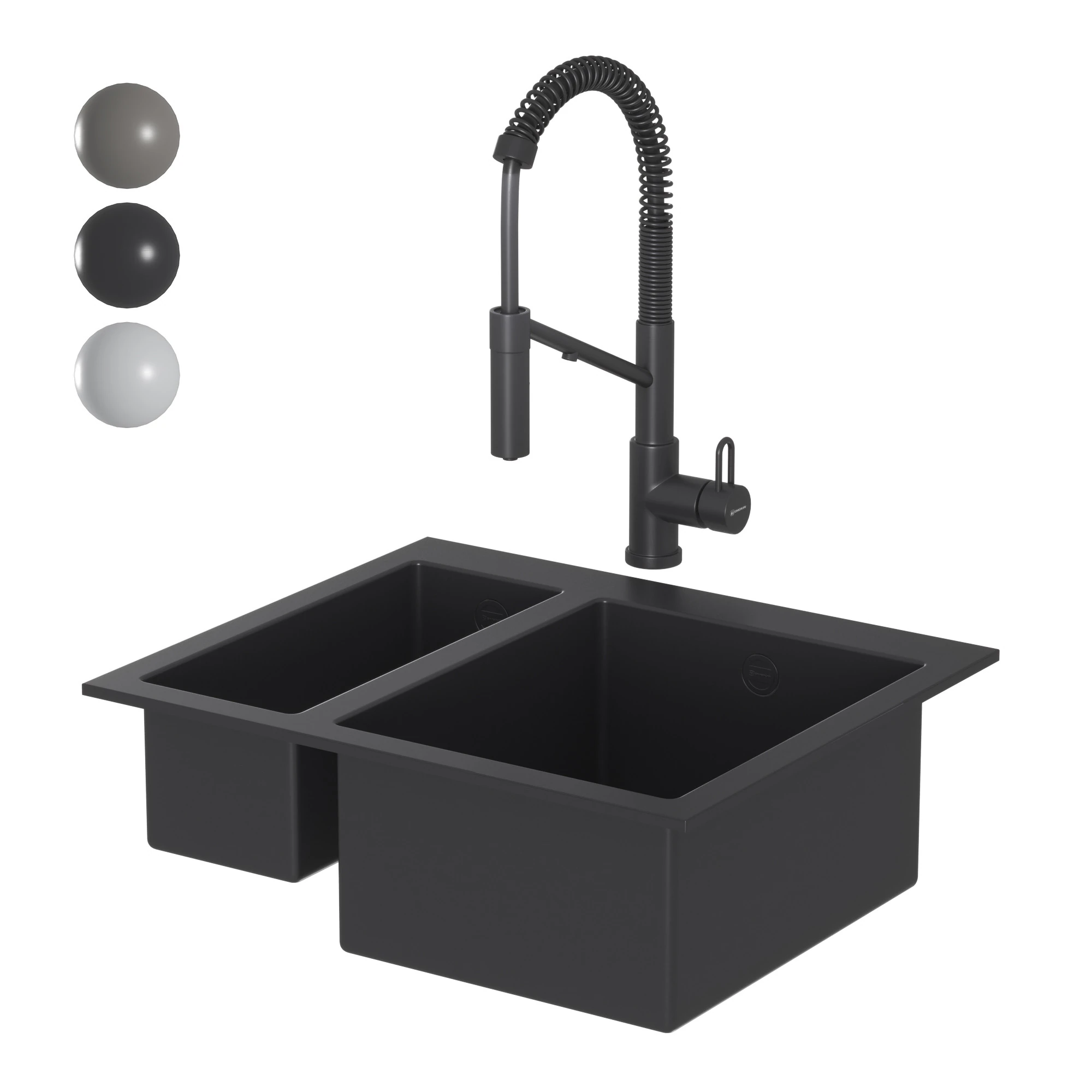 OMOIKIRI sink collection 02 3D Model .c4d .max .obj .3ds .fbx .stl .blend 