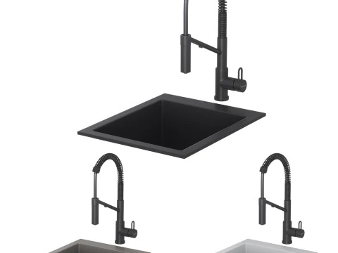 OMOIKIRI sink collection 02 3D Model