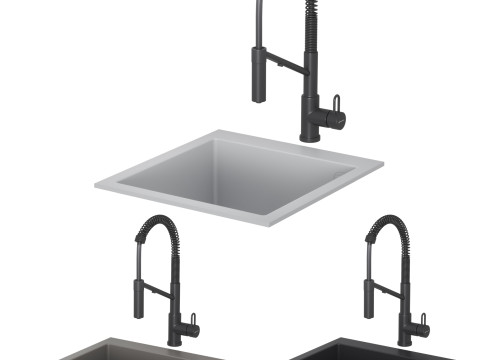 OMOIKIRI sink collection 02 3D Model