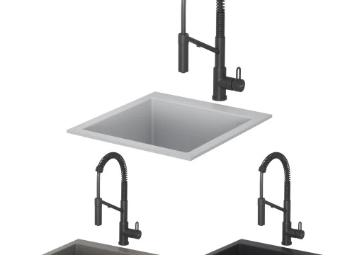 OMOIKIRI sink collection 02 3D Model