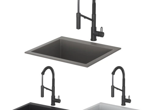 OMOIKIRI sink collection 02 3D Model