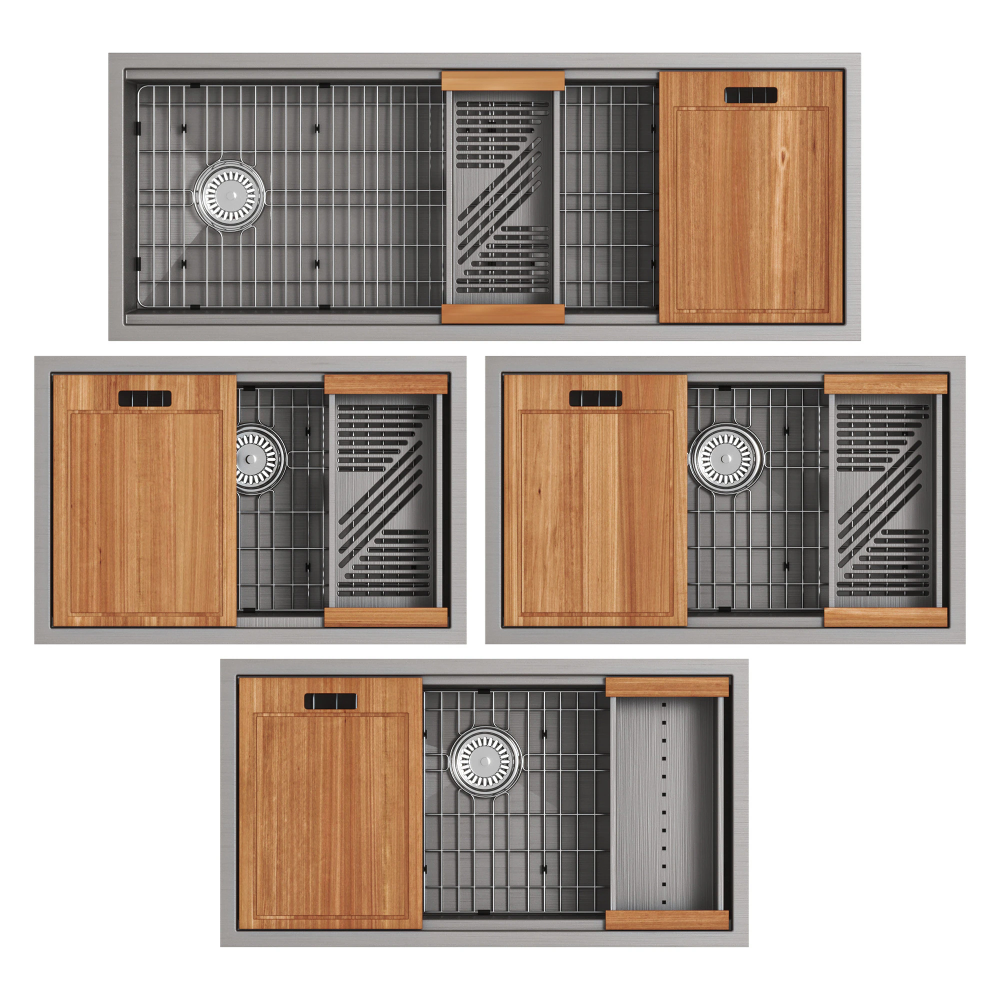 ZLINE sink collection 01 3D Model .c4d .max .obj .3ds .fbx .stl .blend 