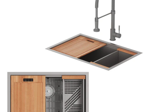 ZLINE sink collection 01 3D Model