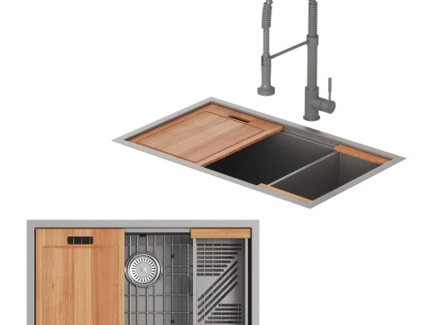 ZLINE sink collection 01 3D Model