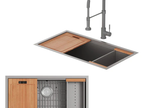 ZLINE sink collection 01 3D Model