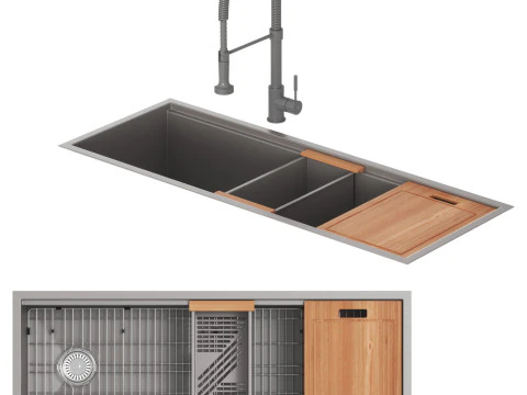 ZLINE sink collection 01 3D Model