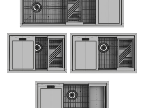 ZLINE sink collection 01 Modello 3D