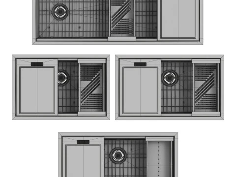 ZLINE sink collection 01 3D Model