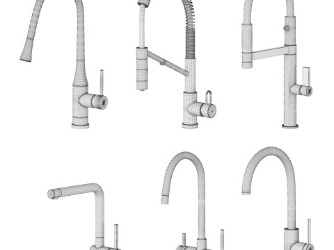 OMOIKIRI faucet collection 01 3D Model