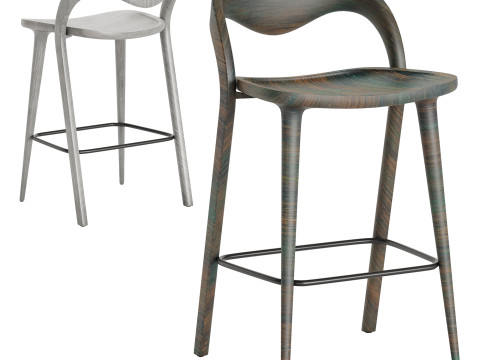 Bar Stool Chair 01 Modello 3D