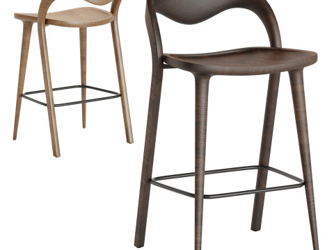Bar Stool Chair 01 Modello 3D