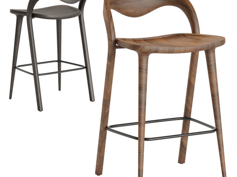Bar Stool Chair 01 Modello 3D