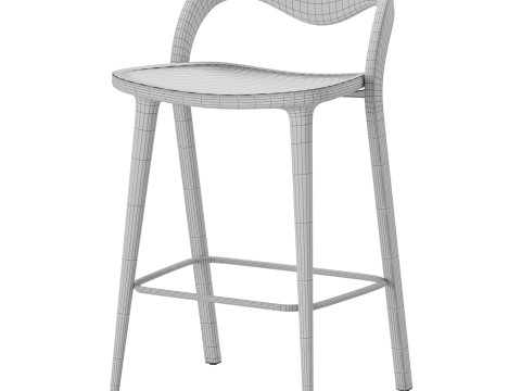 Bar Stool Chair 01 Modello 3D