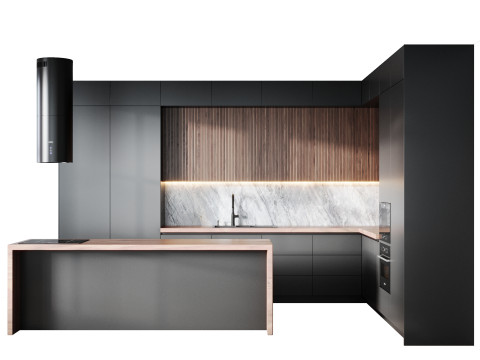Kitchen 01 3D Model