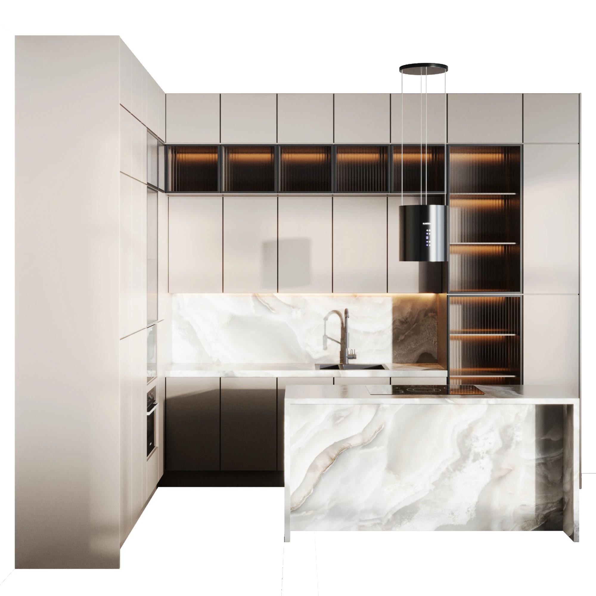 Kitchen 06 3D Model .c4d .max .obj .3ds .fbx .stl .blend