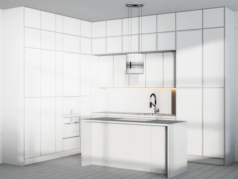 Kitchen 06 3D Model