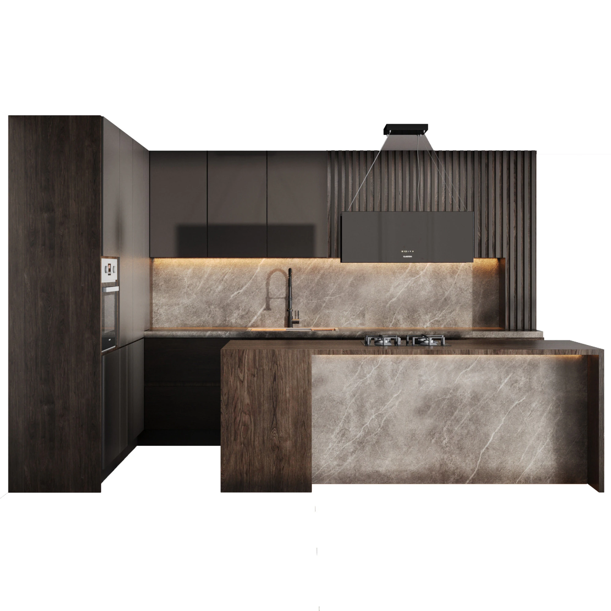 Kitchen 07 3D Model .c4d .max .obj .3ds .fbx .stl .blend