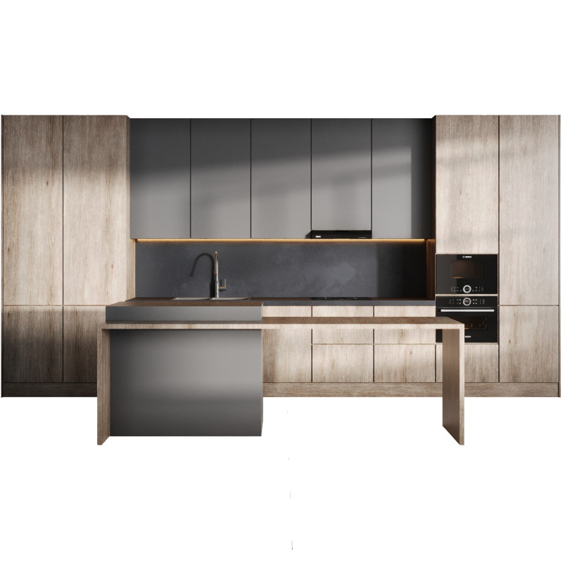Kitchen 09 3D Model .c4d .max .obj .3ds .fbx .stl .blend