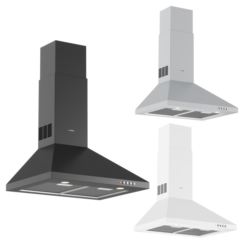 Bosch Wall-mounted cooker hood 3D-Modell .c4d .max .obj .3ds .fbx .stl .blend