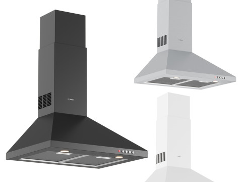 Bosch Wall-mounted cooker hood 3D-Modell