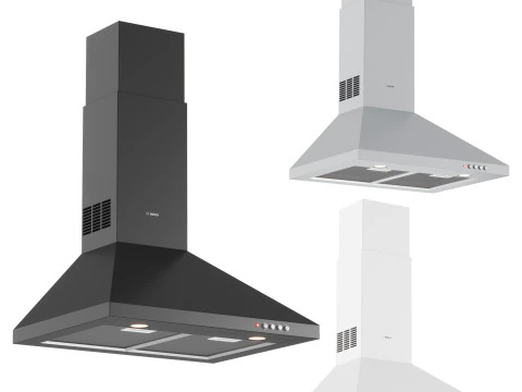 बॉश वॉल-माउंटेड कुकर हुड 3D मॉडल