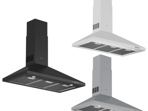 Bosch Wall-mounted cooker hood 90 cm 3D Model