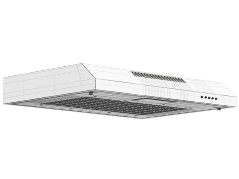 CIARRA Integrated Cooker Hood 60cm CBCS6903 3D-Modell