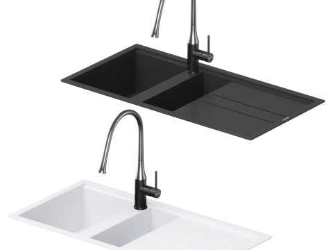 OMOIKIRI sink collection03 3D Model