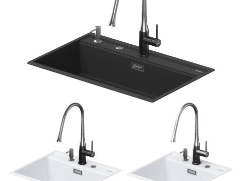 OMOIKIRI sink collection03 3D Model