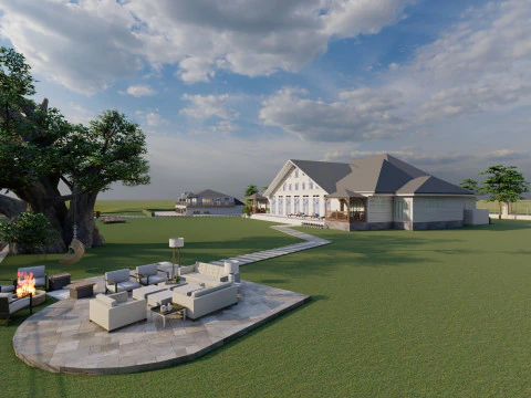 Properti Tepi Pantai Menakjubkan Sempurna untuk Resor dan Pengembangan Kemewahan Model 3D