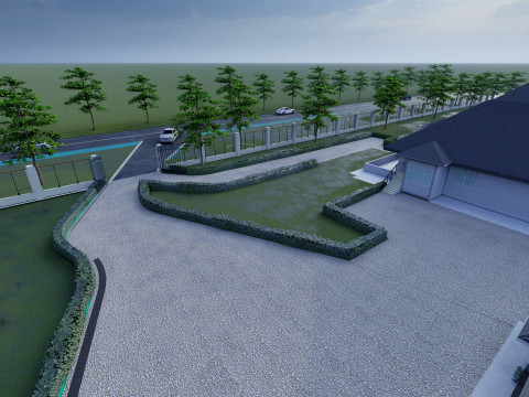 Stunning Beachfront Property Perfect for Resorts and Luxury Development Modelo 3D