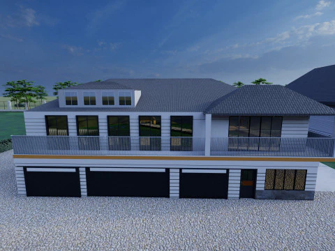 Stunning Beachfront Property Perfect for Resorts and Luxury Development 3D Model