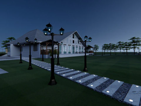 Stunning Beachfront Property Perfect for Resorts and Luxury Development 3D Model