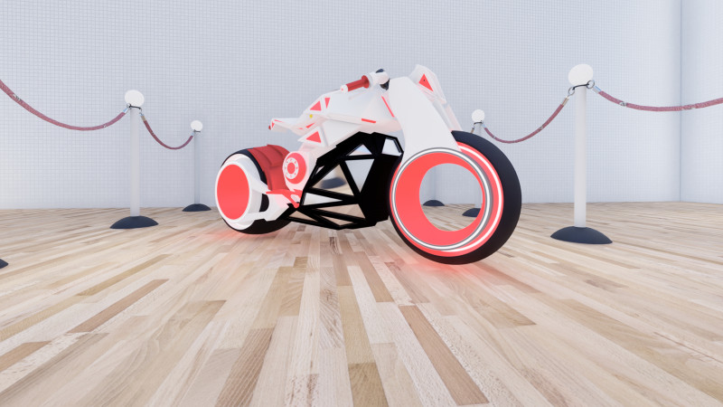 Ultra-Modern 3D Concept Motorcycle Model High-Tech Design for Digital and VR-AR and other Projects 3D मॉडल .c4d .max .obj .3ds .fbx .stl .blend 