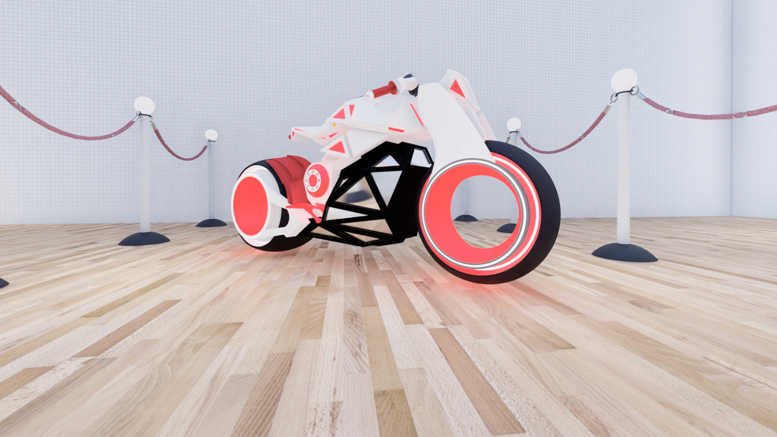 Modelo de motocicleta de conceito 3D ultramoderno Design de alta tecnologia para projetos digitais e VR-AR e outros projetos Modelo 3D .c4d .max .obj .3ds .fbx .stl .blend 