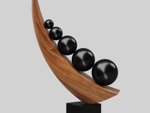 Escultura decorativa Modelo 3D